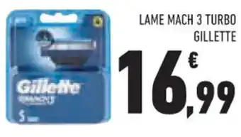 Conad Superstore LAME MACH 3 TURBO GILLETTE offerta