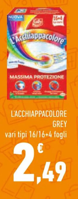 Conad Superstore L'ACCHIAPPACOLORE GREY vari tipi 16/16+4 fogli offerta