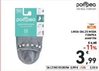 Conad LINEA CALZE MODA POMPEA assortite offerta