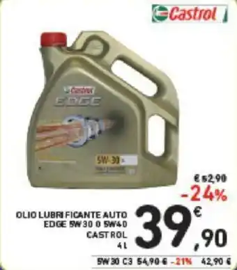 Conad CASTROL OLIO LUBRIFICANTE AUTO 4L offerta