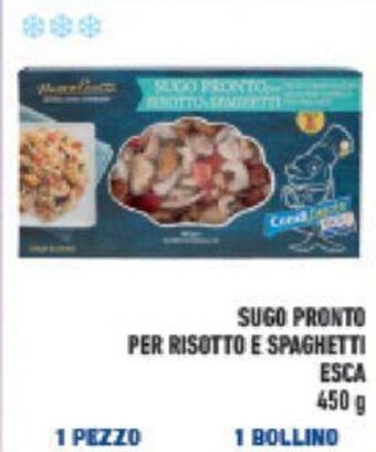 Conad SUGO PRONTO PER RISOTTO E SPAGHETTI ESCA 450 g offerta