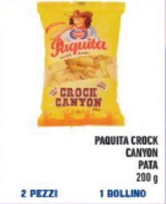 Conad PAQUITA CROCK CANYON PATA 200 g offerta