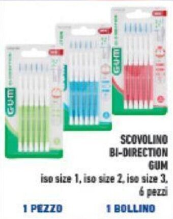 SCOVOLINO BI-DIRECTION GUM 6 pezzi
