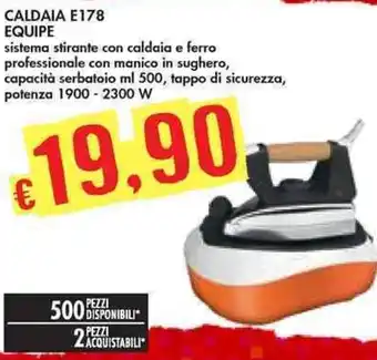 CALDAIA E178 EQUIPE