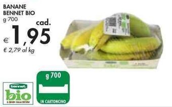 Bennet BANANE BENNET BIO g 700 offerta