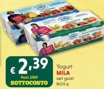 DiMeglio Yogurt MILA 8x125 g offerta