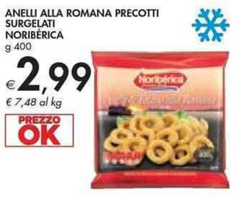 Bennet ANELLI ALLA ROMANA PRECOTTI SURGELATI NORIBÉRICA g 400 offerta