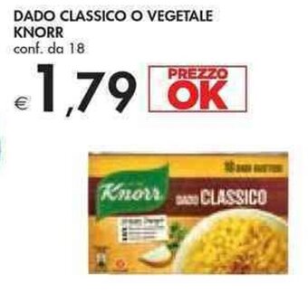 Bennet DADO CLASSICO O VEGETALE KNORR conf. da 18 offerta