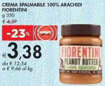 Bennet CREMA SPALMABILE 100% ARACHIDI FIORENTINI g 350 offerta
