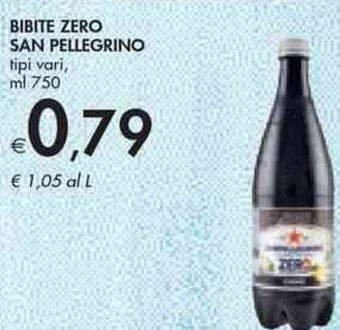 Bennet BIBITE ZERO SAN PELLEGRINO tipi vari, ml 750 offerta