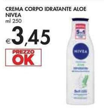 Bennet CREMA CORPO IDRATANTE ALOE NIVEA ml 250 offerta