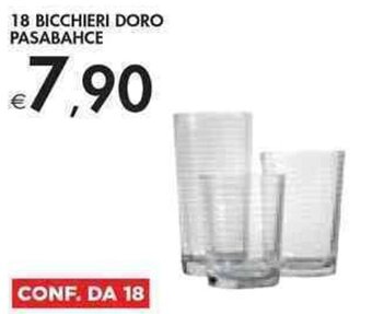 Bennet 18 BICCHIERI DORO PASABAHCE offerta