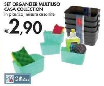 Bennet SET ORGANIZER MULTIUSO CASA COLLECTION offerta