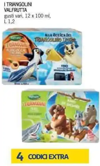 Bennet I TRIANGOLINI VALFRUTTA L 1,2 offerta
