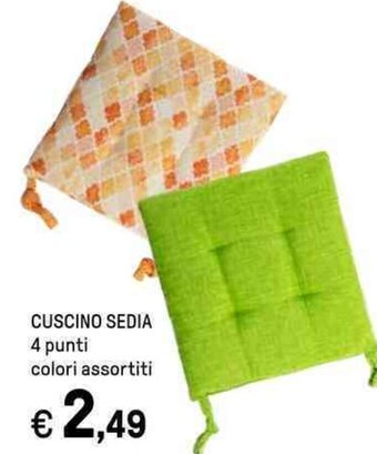 Iper La Grande CUSCINO SEDIA 4 punti offerta
