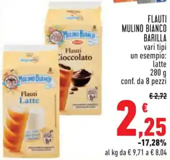 Conad City FLAUTI MULINO BIANCO BARILLA 280 g offerta