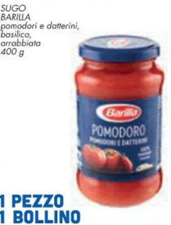 Conad City SUGO BARILLA 400 g offerta