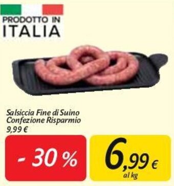 Carrefour Market Salsiccia Fine di Suino offerta