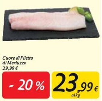 Carrefour Market Cuore di Filetto di Merluzzo offerta