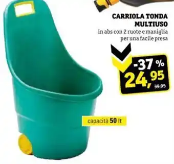 La Prealpina CARRIOLA TONDA MULTIUSO offerta