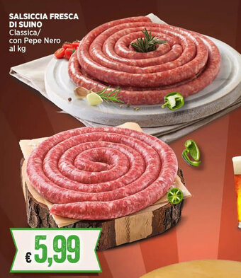 Crai SALSICCIA FRESCA DI SUINO offerta