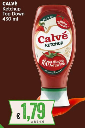 Crai CALVE Ketchup Top Down 430 ml offerta