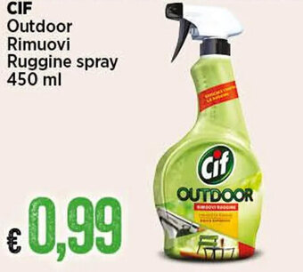 Crai CIF Outdoor Rimuovi Ruggine spray 450 ml offerta