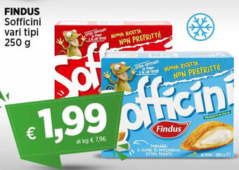 Crai FINDUS Sofficini 250 g offerta