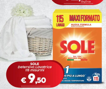 Crai SOLE Detersivo Lavatrice 115 misurini offerta