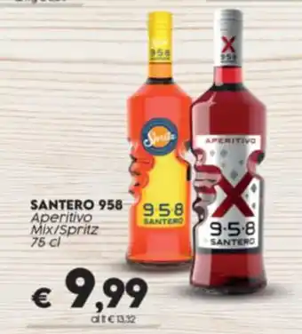Crai SANTERO 958 958 Aperitivo Mix/Spritz 75 cl offerta