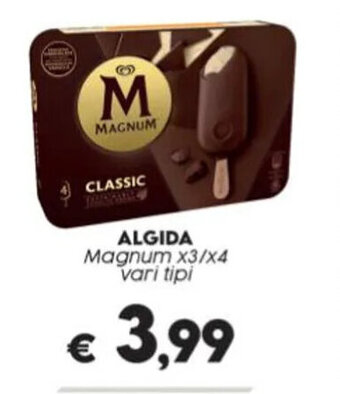 Crai ALGIDA Magnum x3/x4 vari tipi offerta