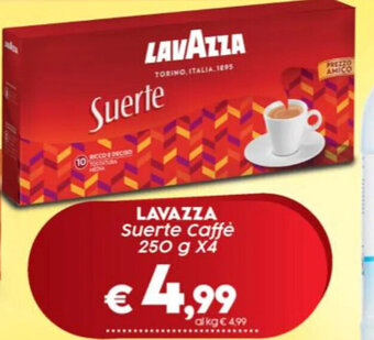 Crai LAVAZZA Suerte Caffè 250 g X4 offerta