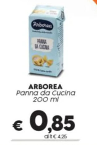 Crai ARBOREA Panna da Cucina 200 ml offerta