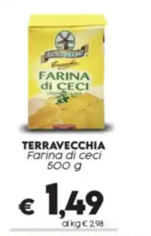 Crai TERRAVECCHIA Farina di ceci 500 g offerta