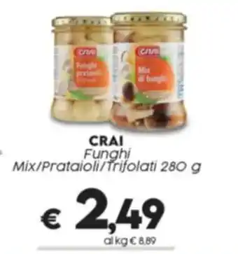 Crai CRAI Funghi 280 g offerta