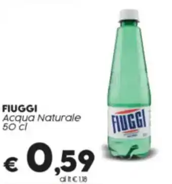 Crai FIUGGI Acqua Naturale 50 cl offerta