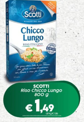Crai SCOTTI Riso Chicco Lungo 800 g offerta