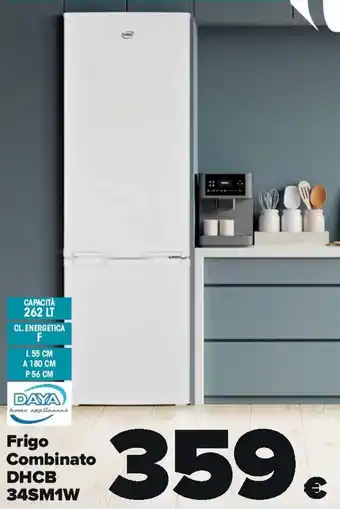 Carrefour DAYA Frigo Combinato DHCB 34SM1W offerta