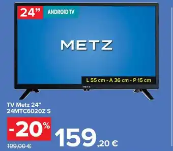 TV Metz 24" 24MTC6020Z S