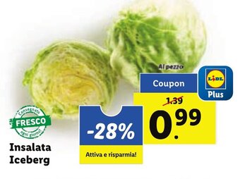 Lidl Insalata Iceberg offerta