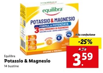 Lidl Equilibra Potassio & Magnesio offerta