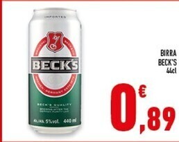 Conad Superstore Becks birra offerta