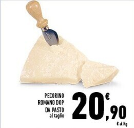 Conad Superstore Pecorino romano dop offerta