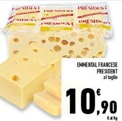 Conad Superstore Prèsident emmental francese offerta