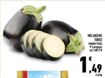 Conad Superstore Melanzane tonde offerta