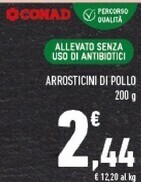 Conad Superstore Conad arrosticini di pollo offerta