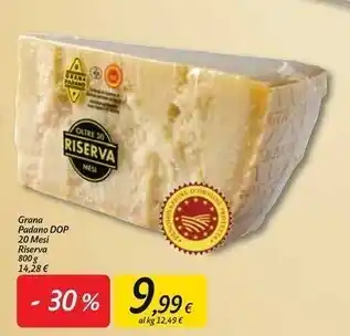 Carrefour Market Grana padano dop 20 mesi riserva offerta