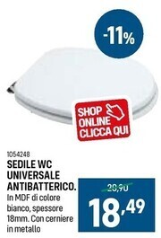 Cfadda Sedile wc universale antibatterico offerta