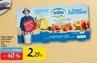 Carrefour Market Mila yogurt magro frutta conf. 8 pz offerta