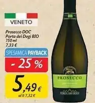 Carrefour Market Porta dei dogi prosecco doc offerta